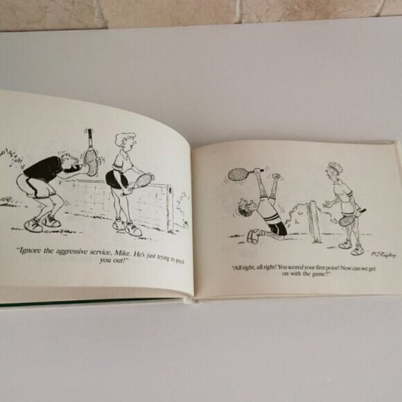 The Crazy World of Tennis Cartoons by Peter Rigby Book Tennis Player Funny Humor - Picture 6 of 8